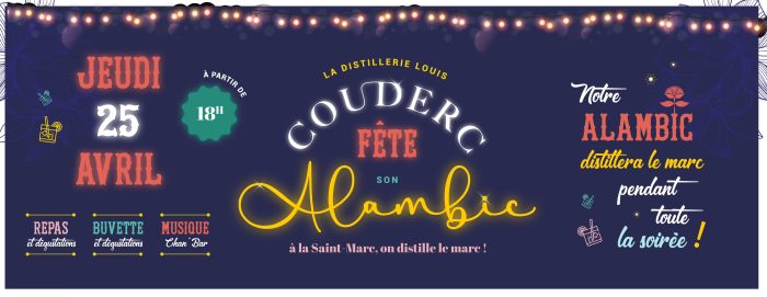 Soirée Aurillac – Guinguette de l’Alambic, Distillerie Couderc